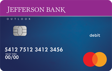 Jefferson Bank Outlook Card Outlook Prepaid Debit Card