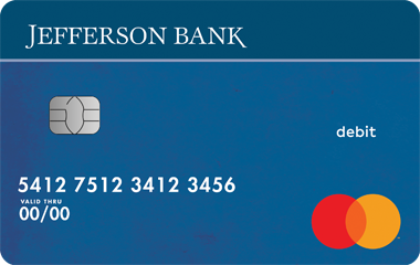 Jefferson Bank Debit Card Personal Debit Card