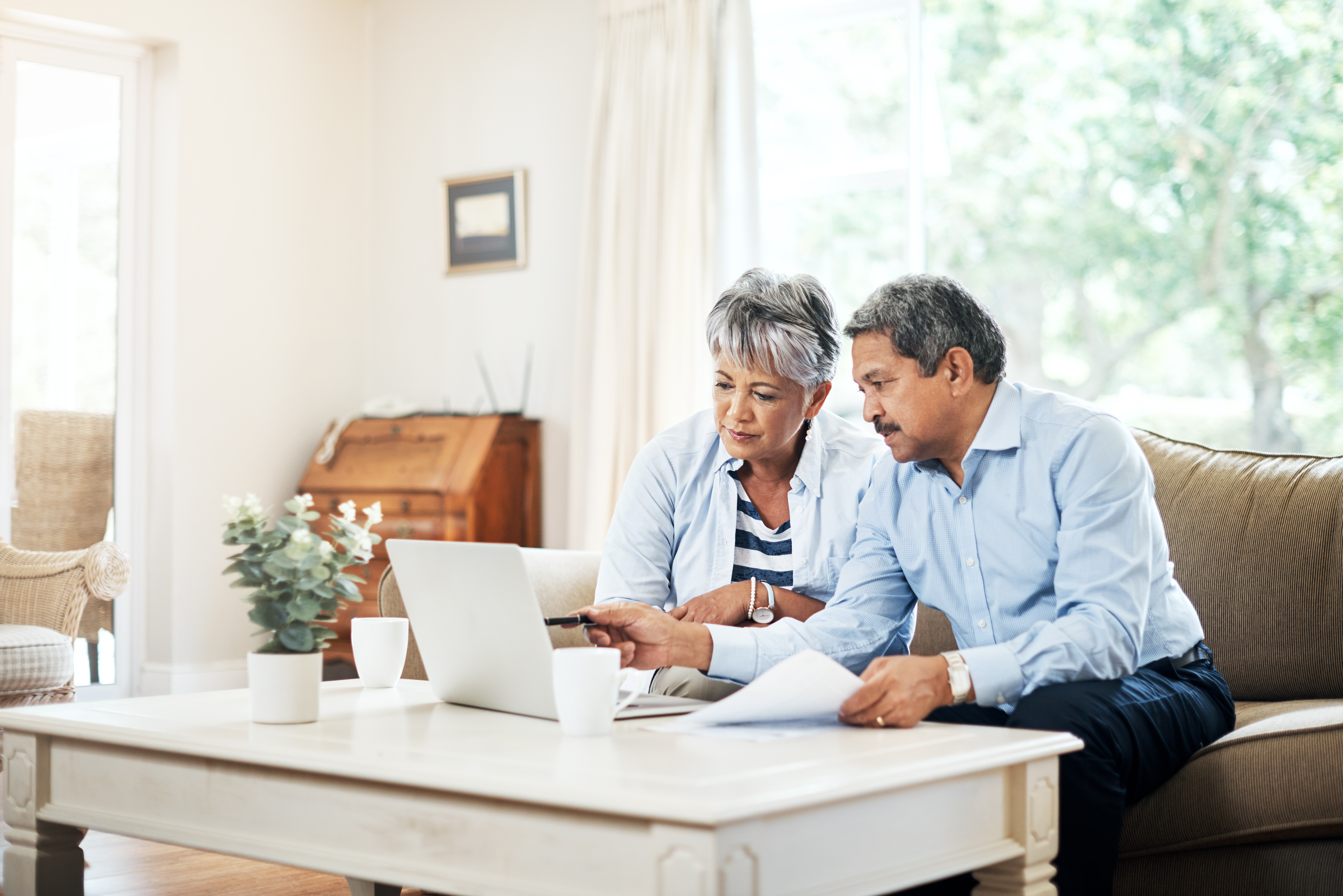 Individuals doing their taxes